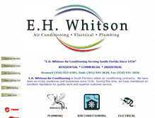 Tablet Screenshot of ehwhitson.com